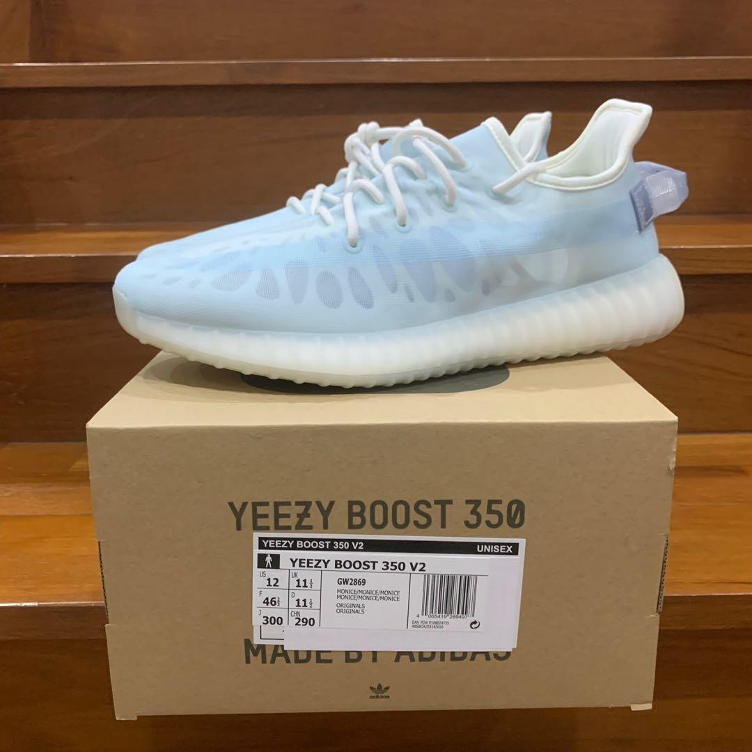 Yeezy Boost 350 V2 Mono Ice, Men's 