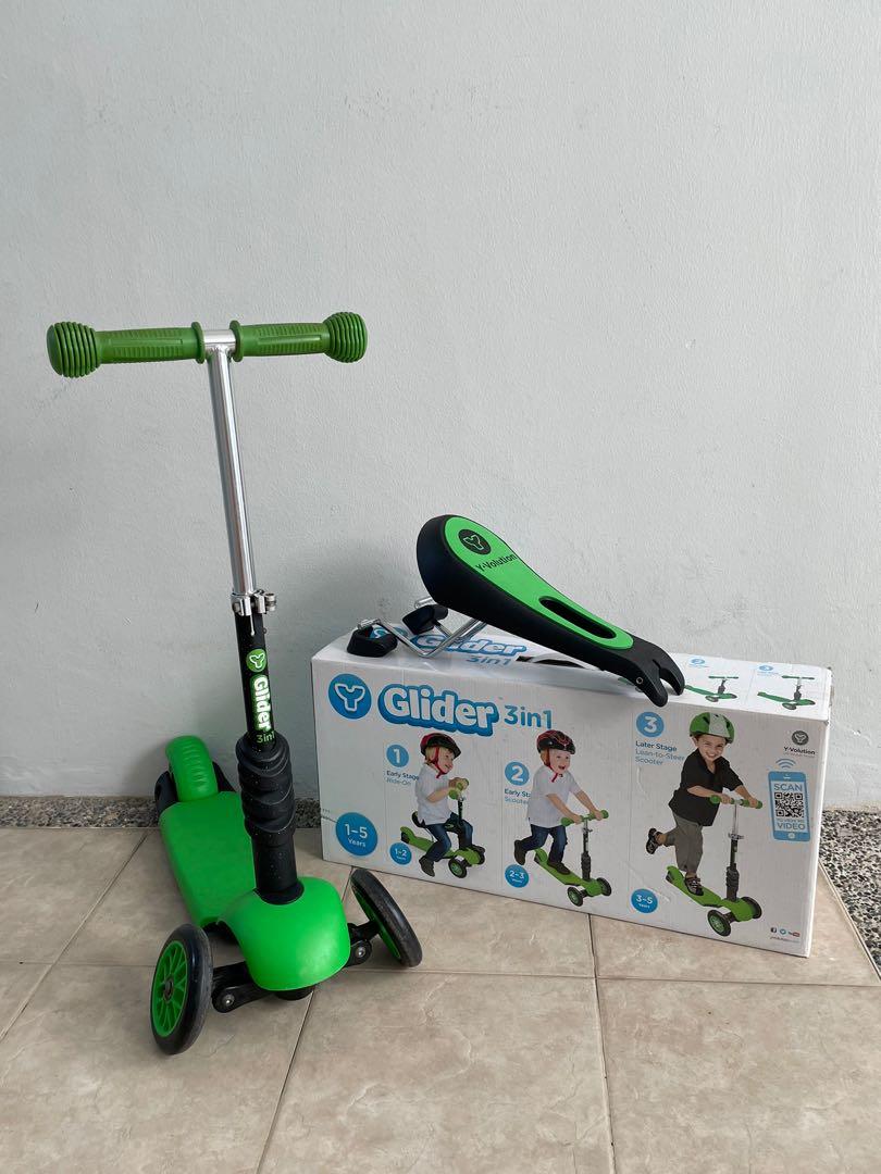 Yvolution Glider 3in1 Kids scooter, Sports Equipment, Sports & Games