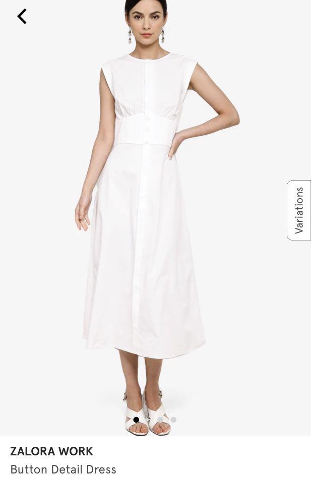 Zalora sale white dress