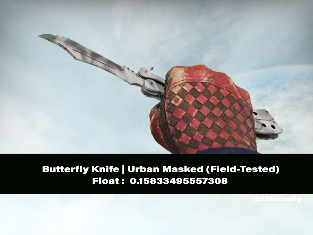 (0.15FV) Butterfly Knife Urban Masked FT CSGO SKINS KNIVES, Video