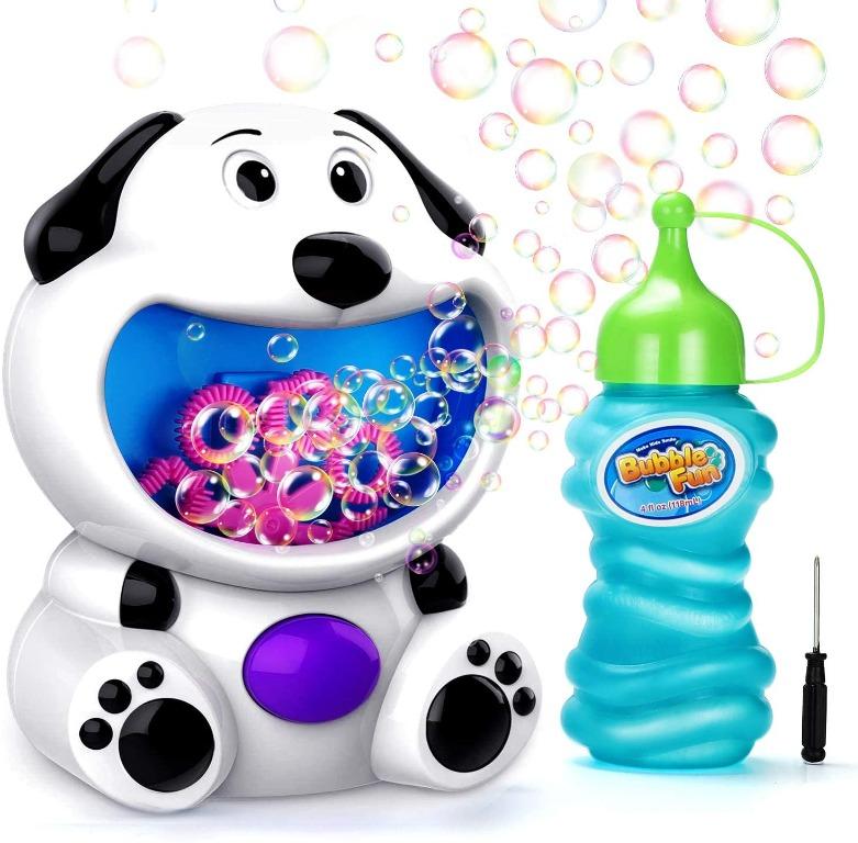 Bubble making outlet machine toy