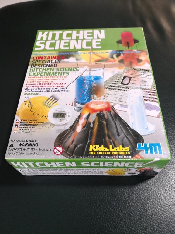 KidzLabs Educational Toy Kitchen Science Kit 4M 6 Fun Experiments for 8 Years up for sale online