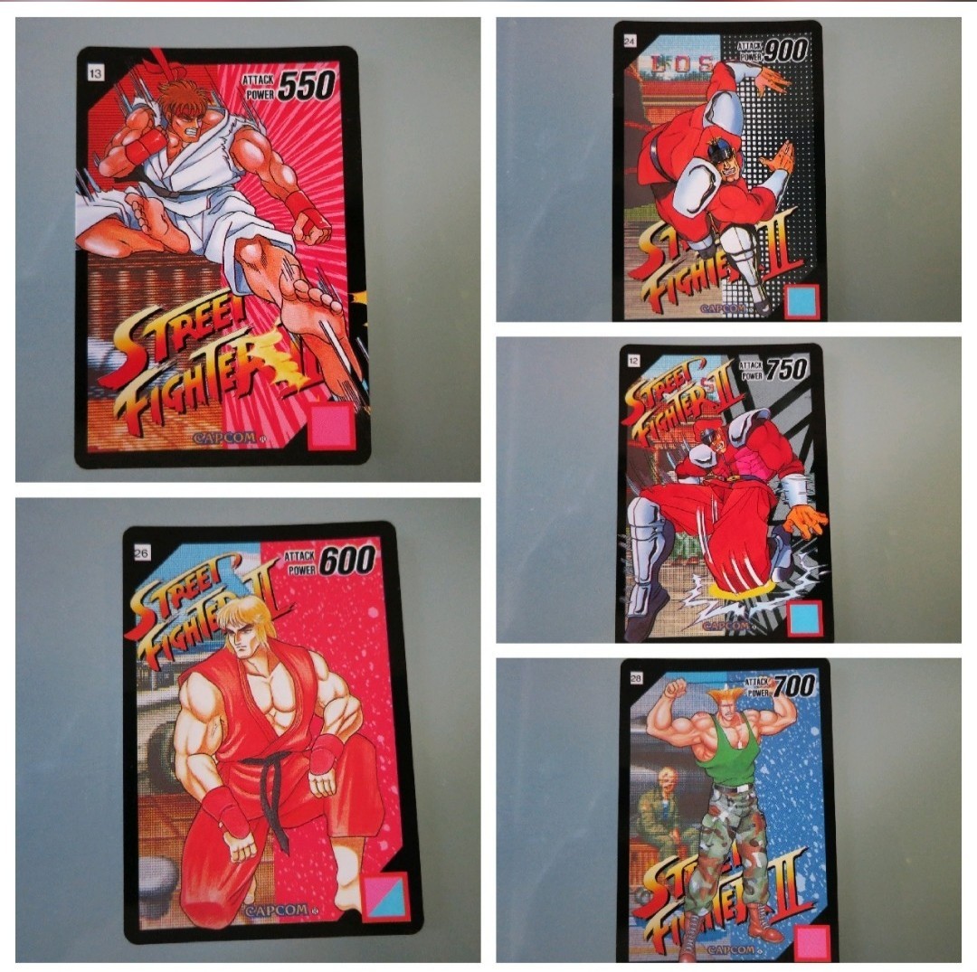 $8一張Street Fighter 2 街頭霸王官方日版卡, 興趣及遊戲, 玩具& 遊戲