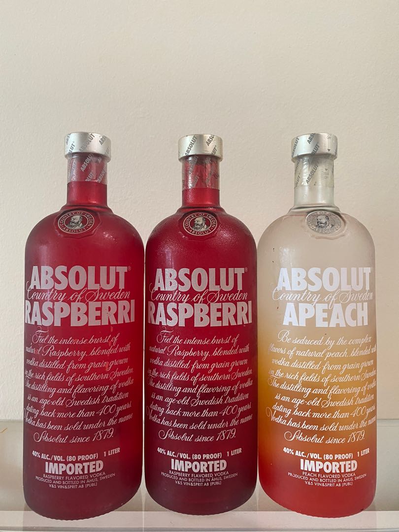Absolut Vodka, Food & Drinks, Alcoholic Beverages on Carousell