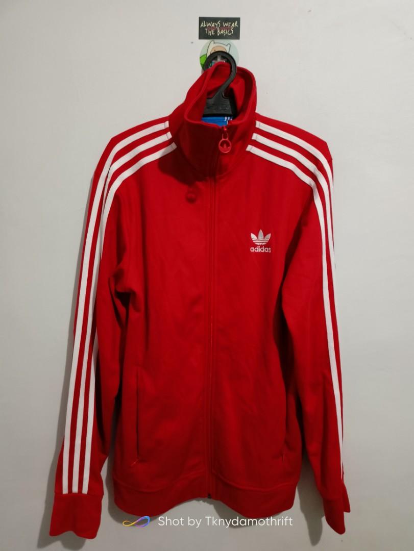 ADIDAS TRACK JACKET RED