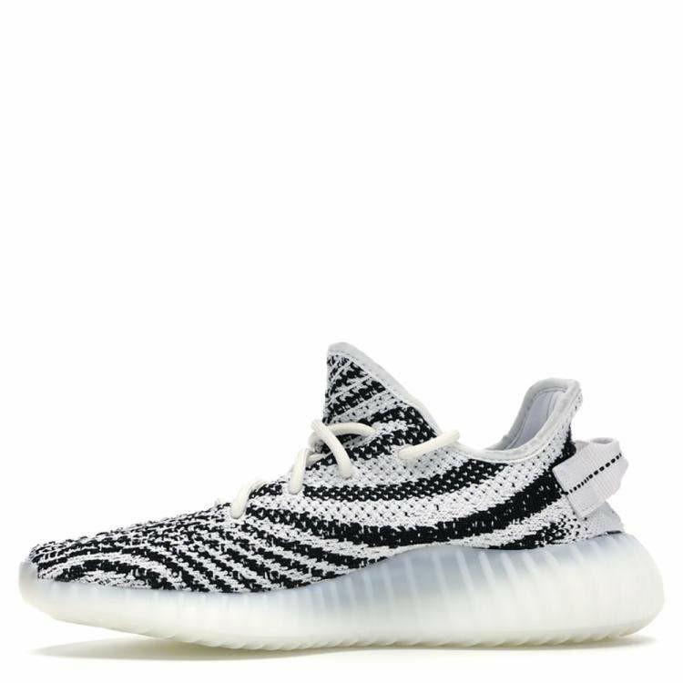 White and black new arrivals zebra yeezys
