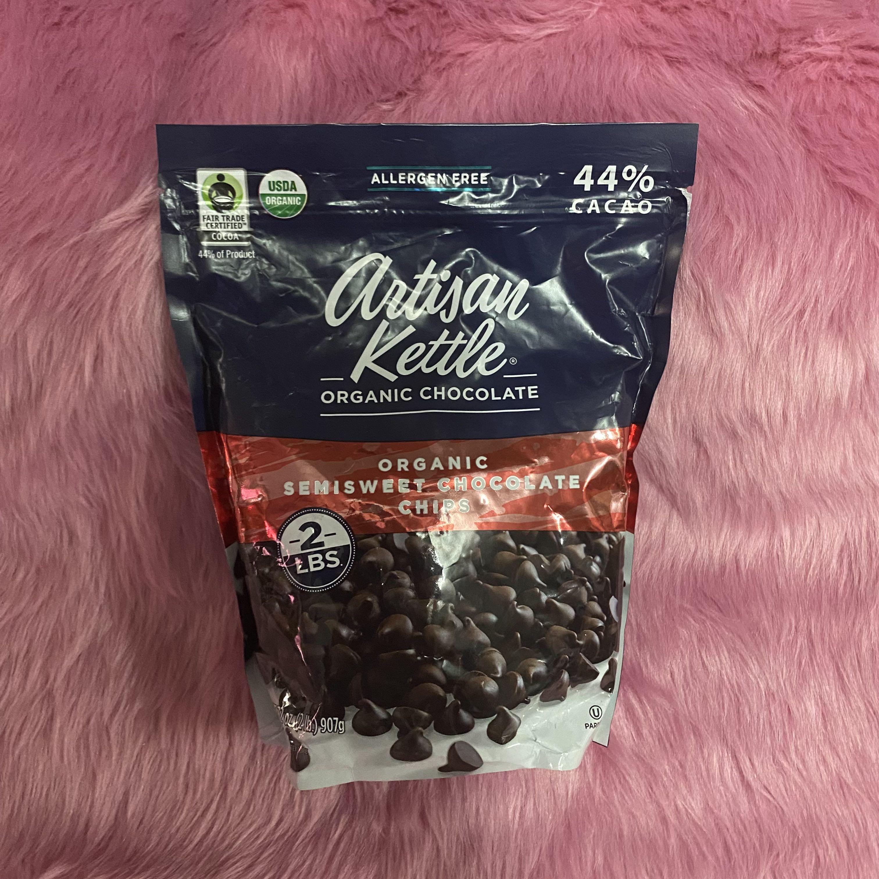 Artisan Kettle Organic Semi sweet chocolate chips, Food & Drinks