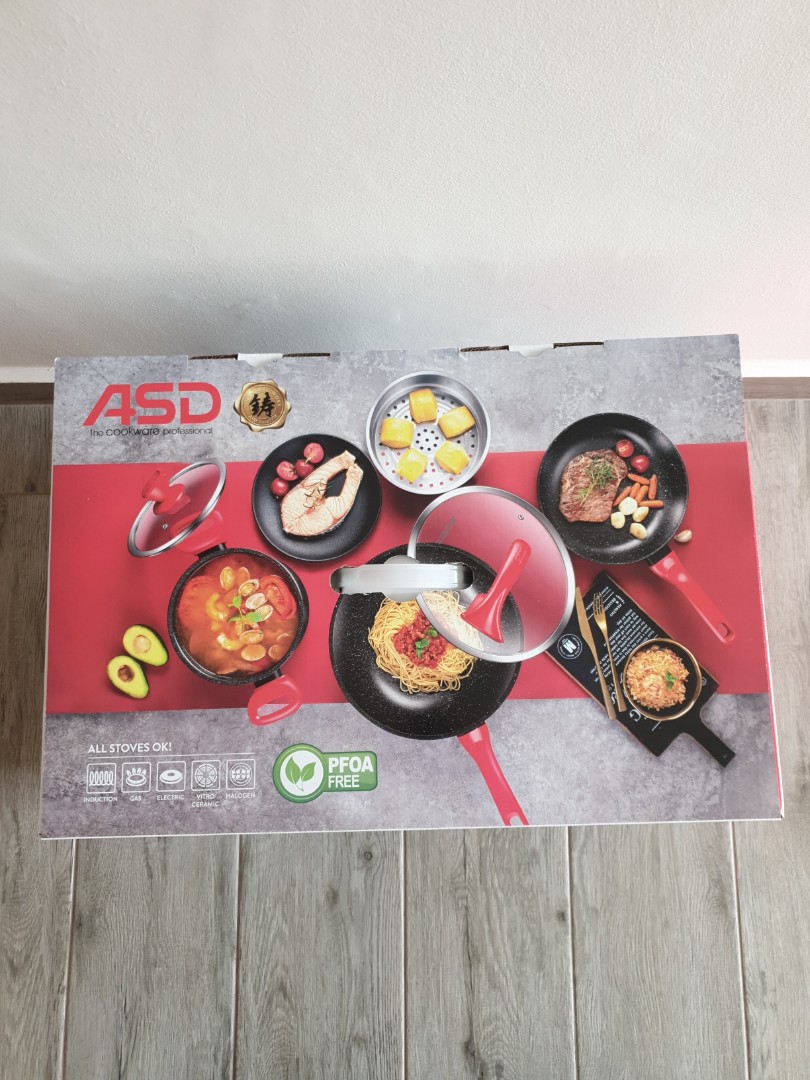 ASD The Cookware professional MAIFAN STONE 3 pc Die Cast Cookware Set
