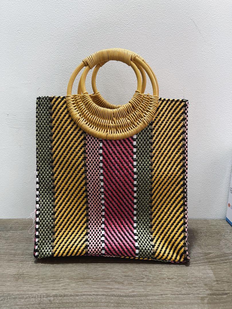 ASOS Rattan Beach Bag Women s Fashion Bags Wallets Beach Bags on Carousell