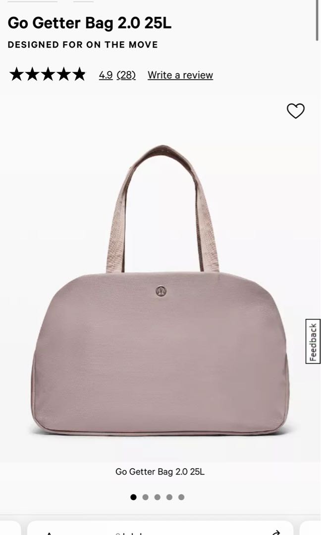 lululemon go getter bag grey