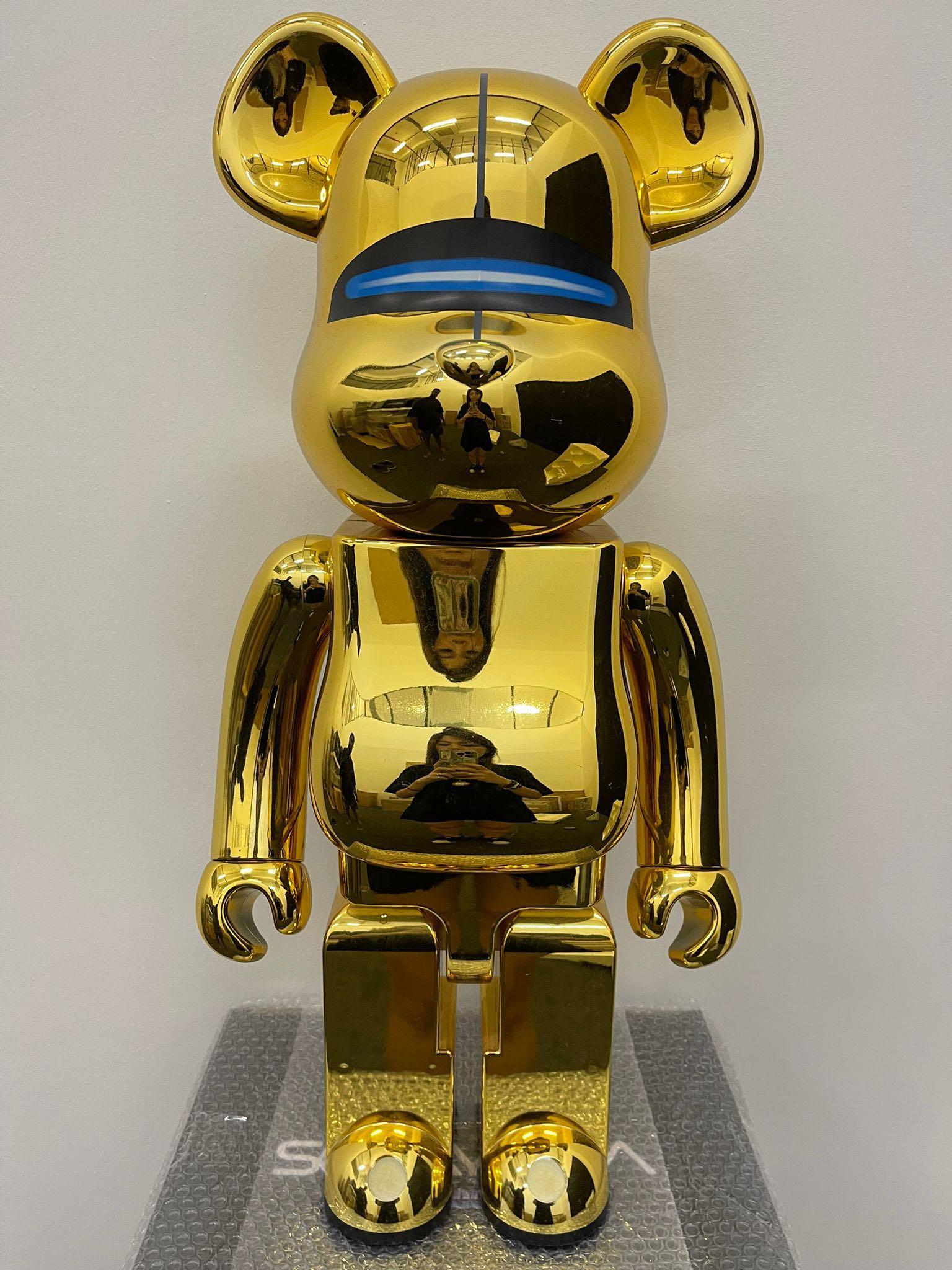 Bearbrick Sorayama 1000% Gold, Toys & Collectibles, Figurines