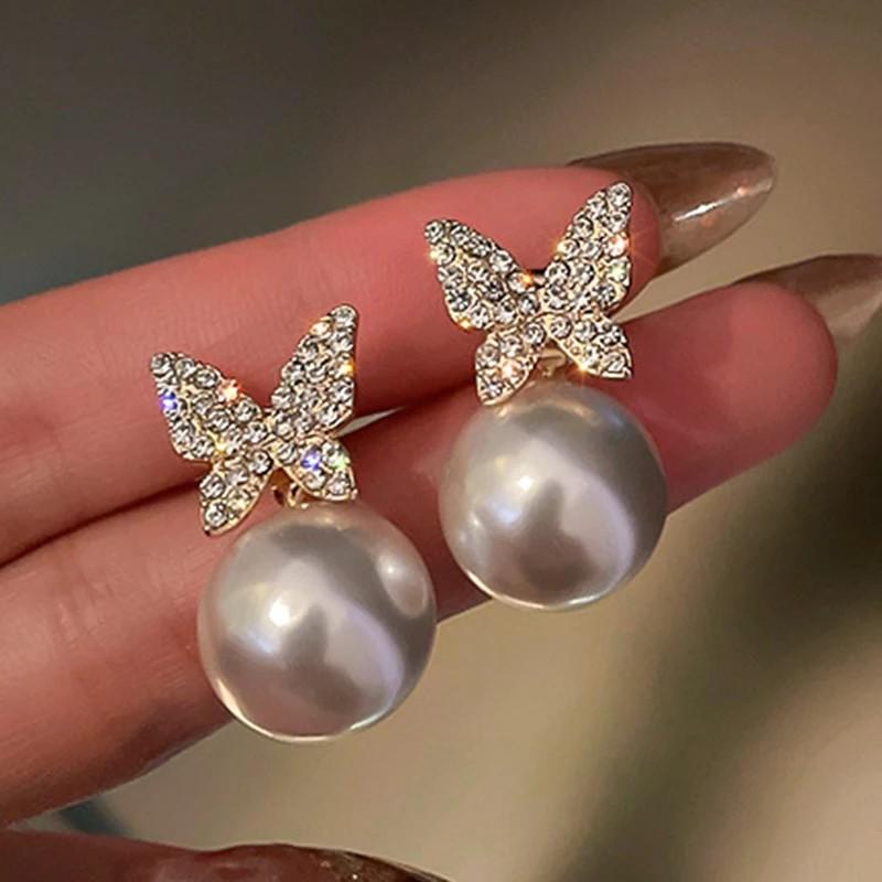 Beautiful butterfly earrings