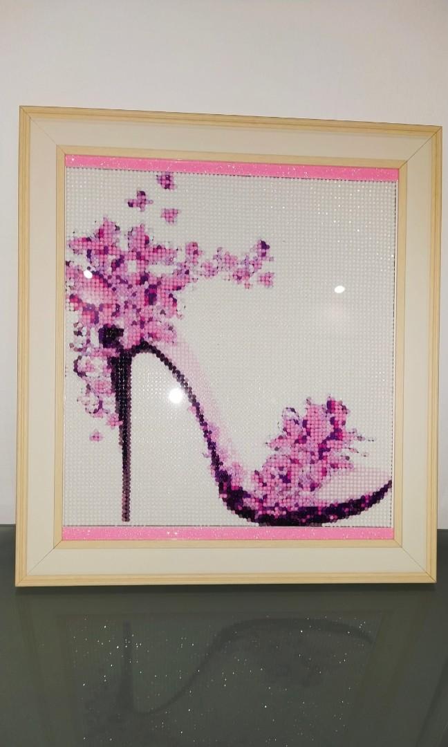 diamond painting shoes