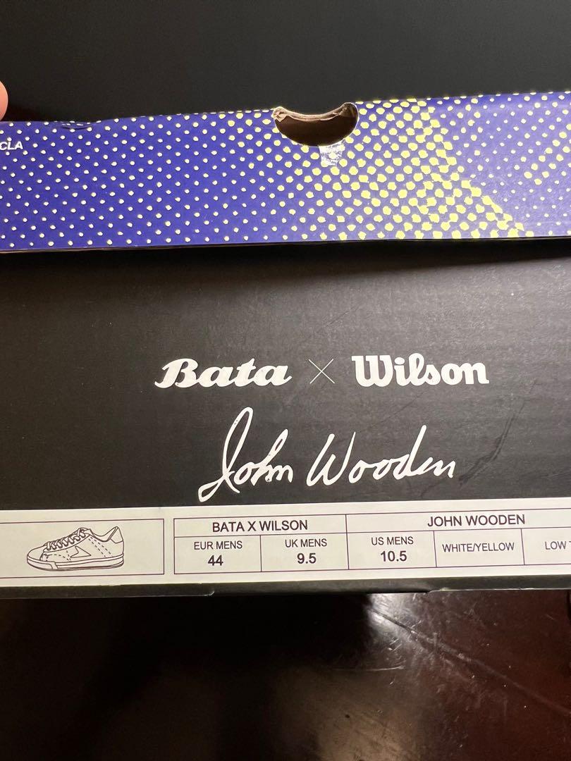 BNIB Bata x Wilson John Wooden Legendary Sneakers, Men's Fashion