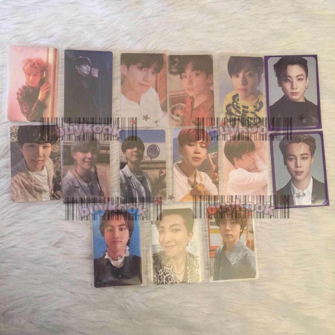 bts photocards set 3rd muster jk mots persona ly ans jin cream memo20 ...