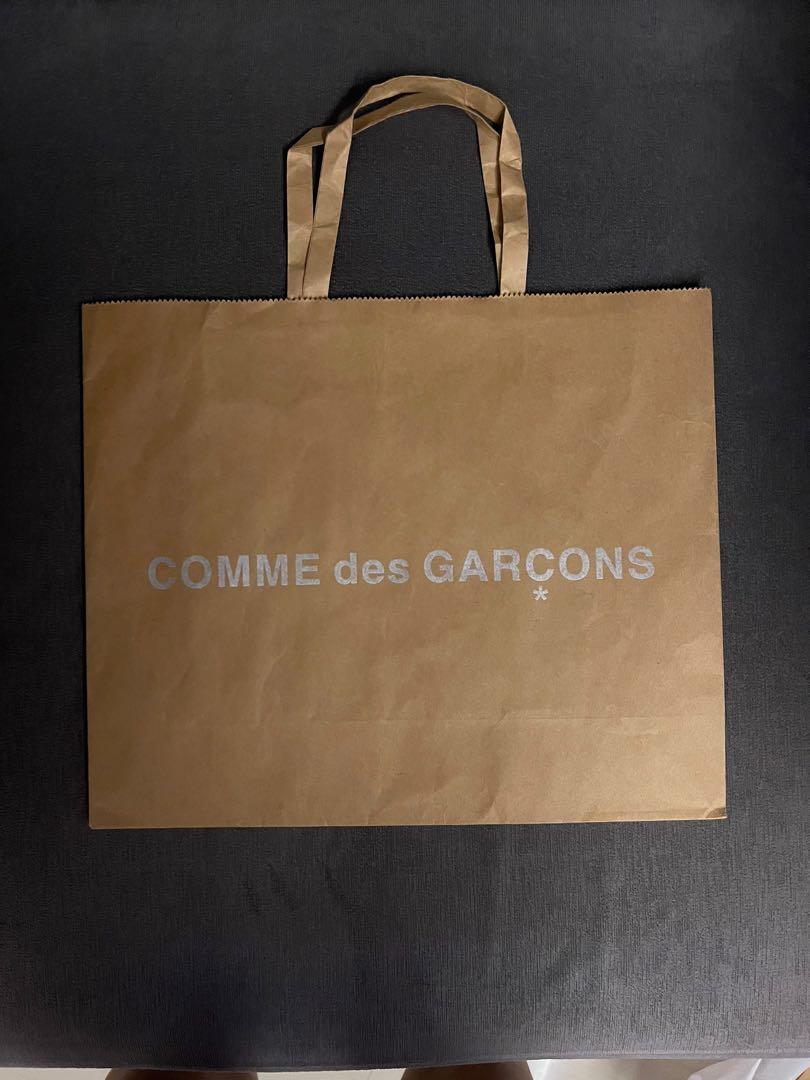 comme des garcons paper tote bolsa