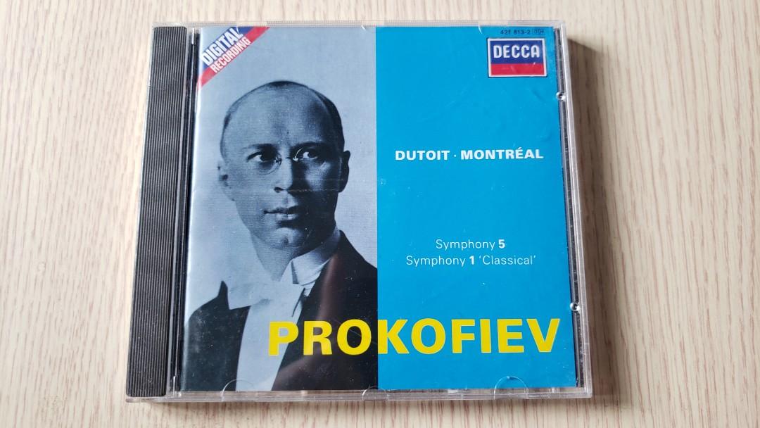 CD-Sergey Prokofiev-Symphony 5 & Symphony 1 with Charles Dutoit