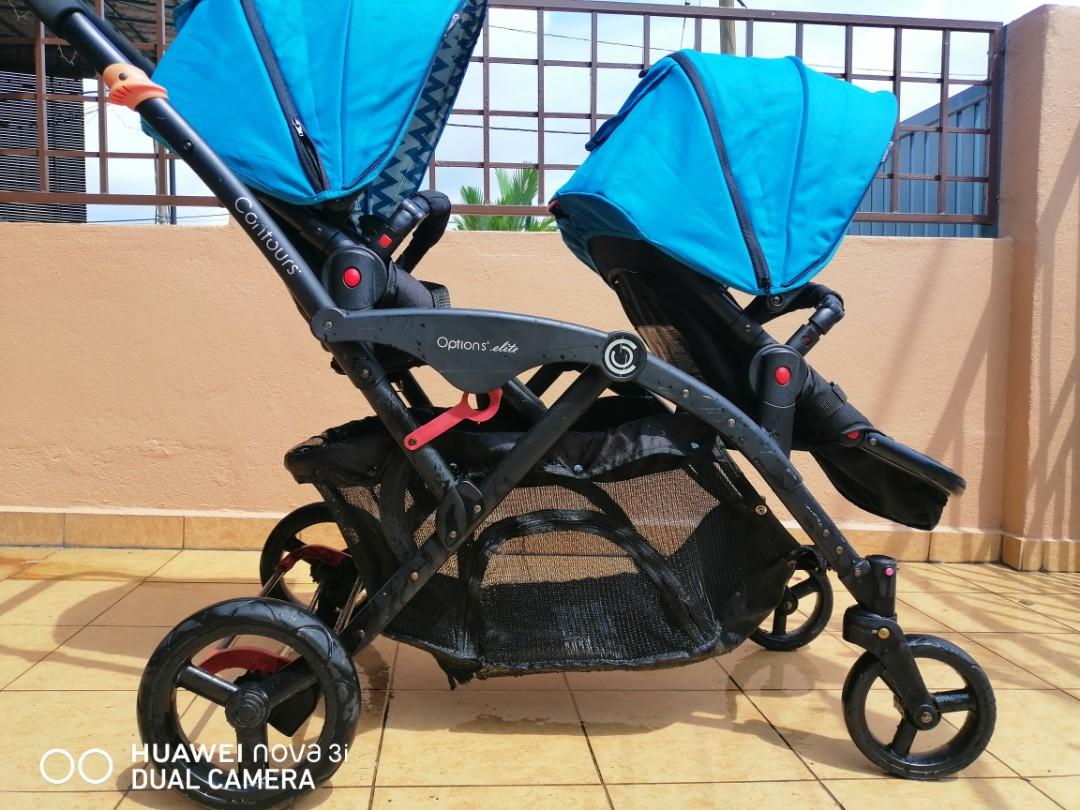 Contours options outlet tandem stroller