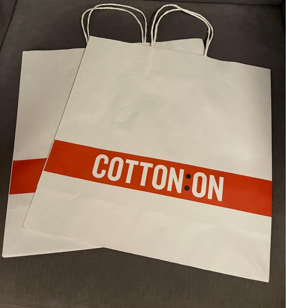 Cotton on paper bag shop
