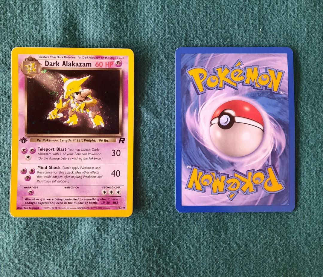 DARK ALAKAZAM 1st Ed Team Rocket NM, Hobbies & Toys, Toys & Games on Carousell DARK ALAKAZAM 1st Ed Team Rocket NM, Hobbies & Toys, Toys & Games on Carousell