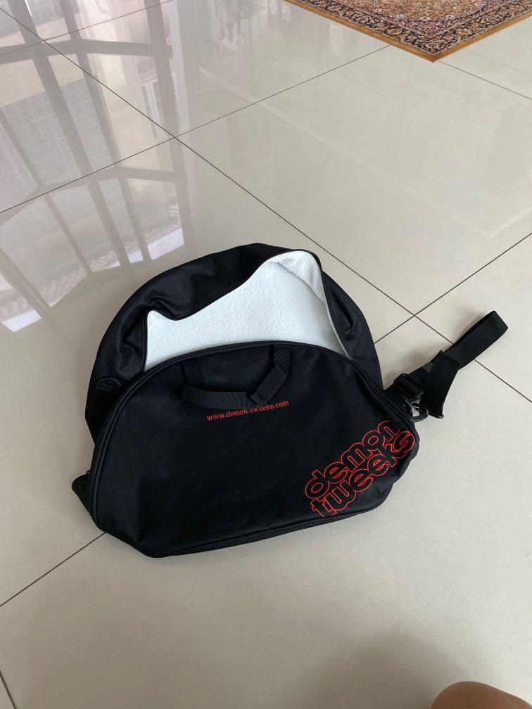 Demon Tweeks helmet bag for karting racing Men s Fashion Bags