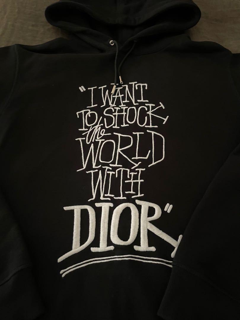 Dior x best sale stussy hoodie