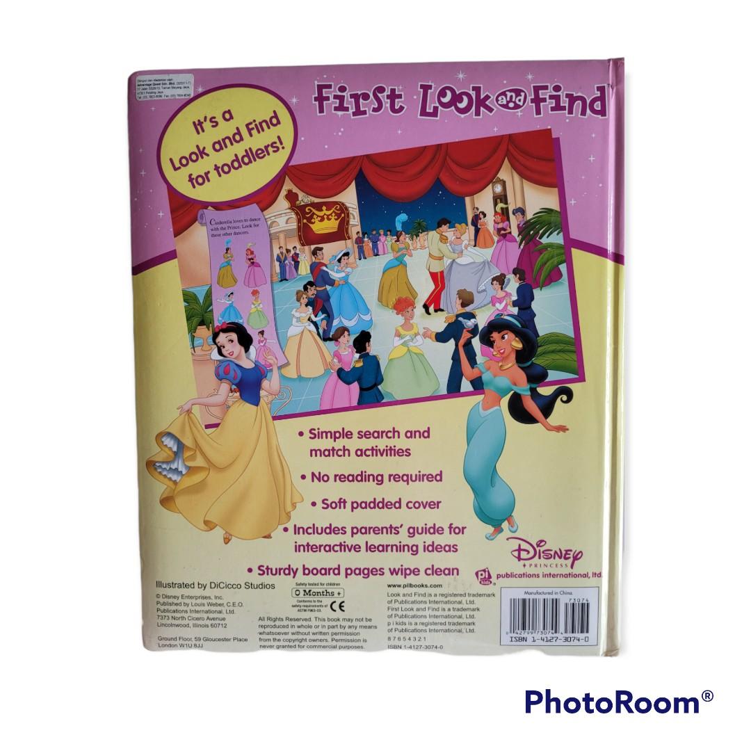 Book~Princess Magic Padded Hardcover First Look And Find