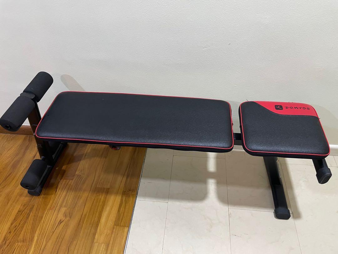 Domyos 500 Decathalon Weights bench Sports Equipment Exercise Fitness Weights Dumbbells on Carousell