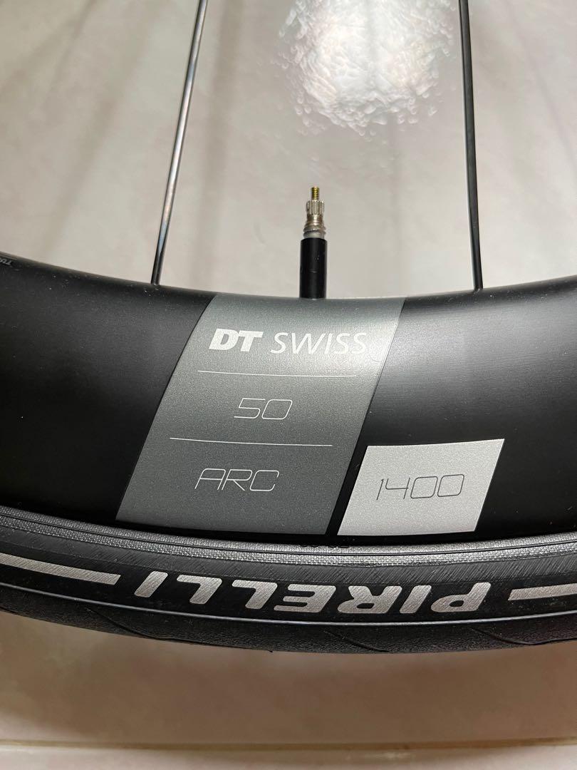DT Swiss ARC 1400 Dicut 50mm Disc Brake Clincher Wheelset, 運動 