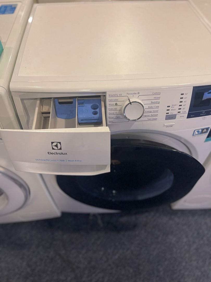 ELECTROLUX EWW7024FDWA FRONT LOAD WASHER & DRYER (7/5KG), TV & Home