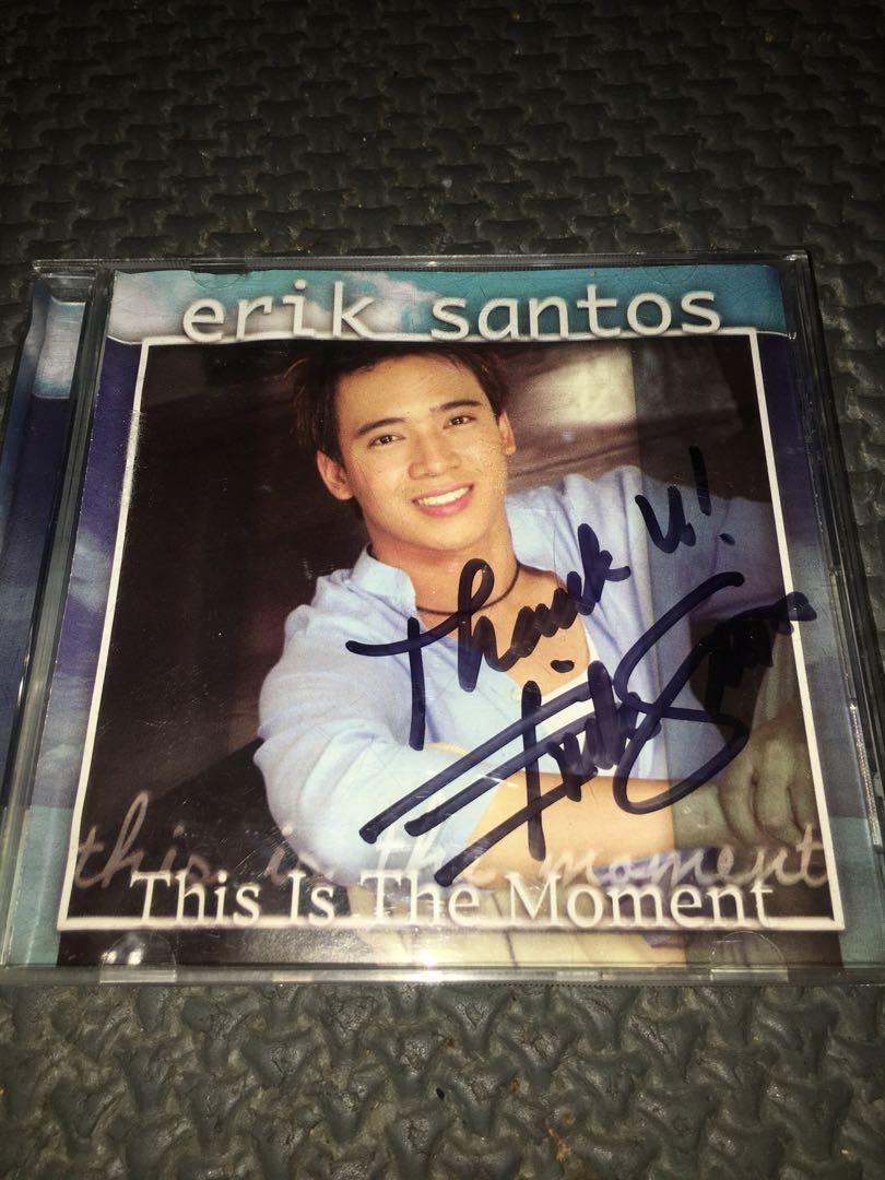 Erick Santos This is the Moment (Category: CDs & DVDs) located in Quezon City. Submitted by neverfoundland (Listing ID 1133418138, Image 1). Description: Signed copy of Erick Santos CD.