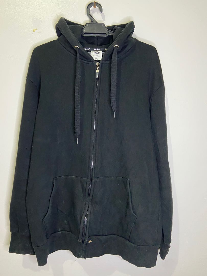 Fluke Hoodie, Men's Fashion, Tops & Sets, Hoodies on Carousell