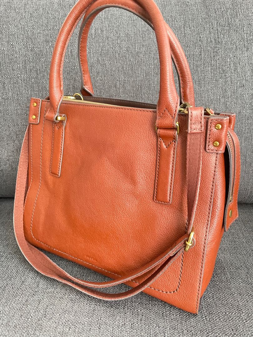 fossil claire satchel
