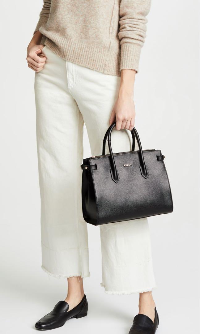 Furla pin tote store bag
