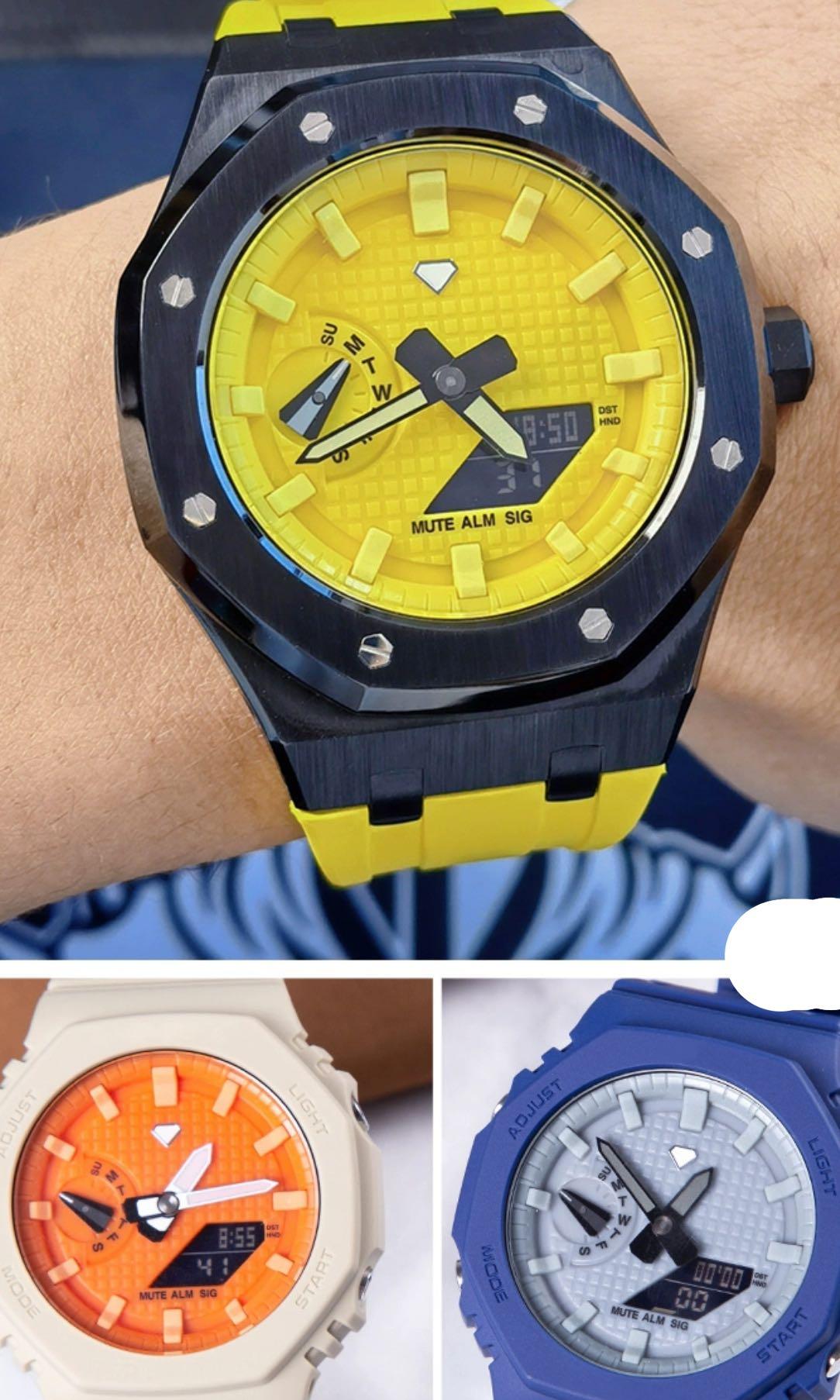 G Shock custom watch face plain colors GA2100 GA2110 ga 2110 ga 2100