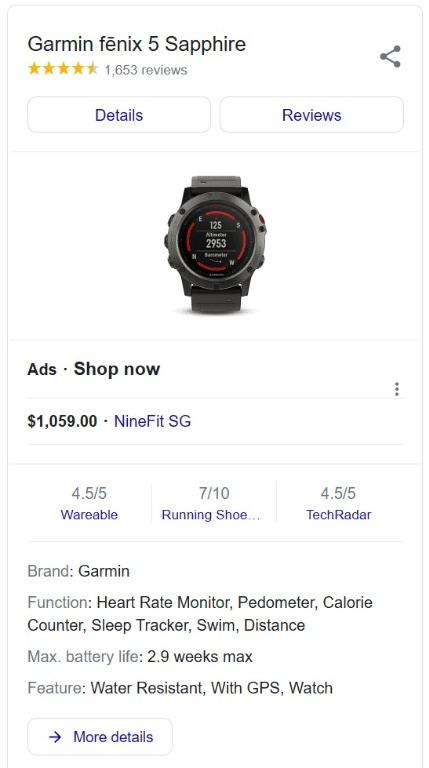 Garmin fenix shop 5 techradar