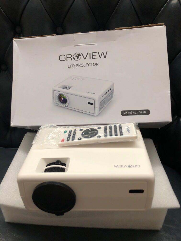 Groview LED projector G210 HD1080P Bluetooth, TV & Home Appliances 