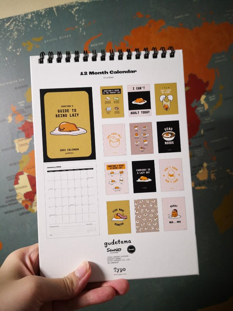 Typo Gudetama Calendar Discount dakora com co
