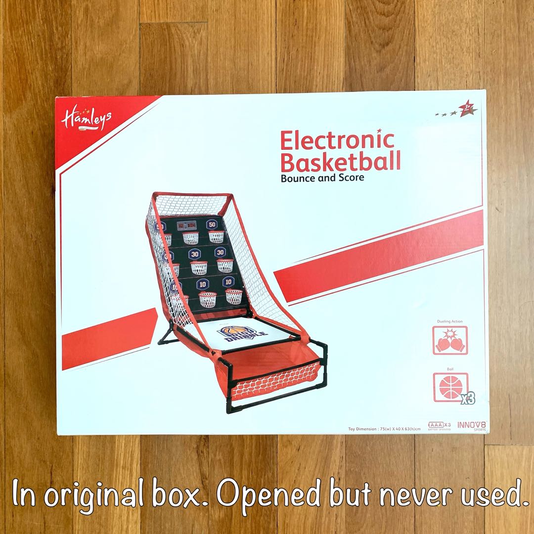 Hamley’s Electronic Basketball. Christmas present. Indoor game
