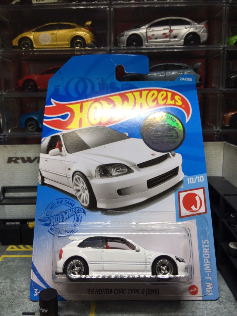 Real Riders Hot Wheels Honda Civic EK White, Hobbies & Toys, Toys