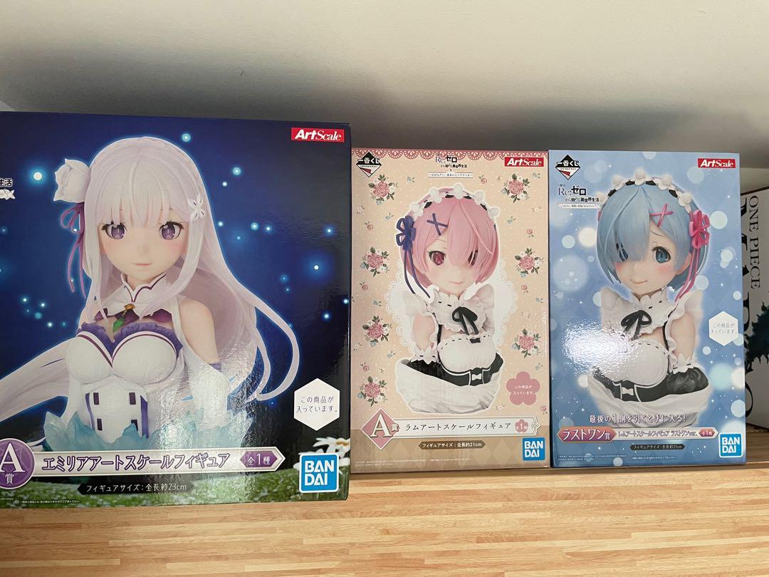 Set of 3 Re:Zero kara hajimaru Nendoroids Emilia Rezero japan Ram Rem 