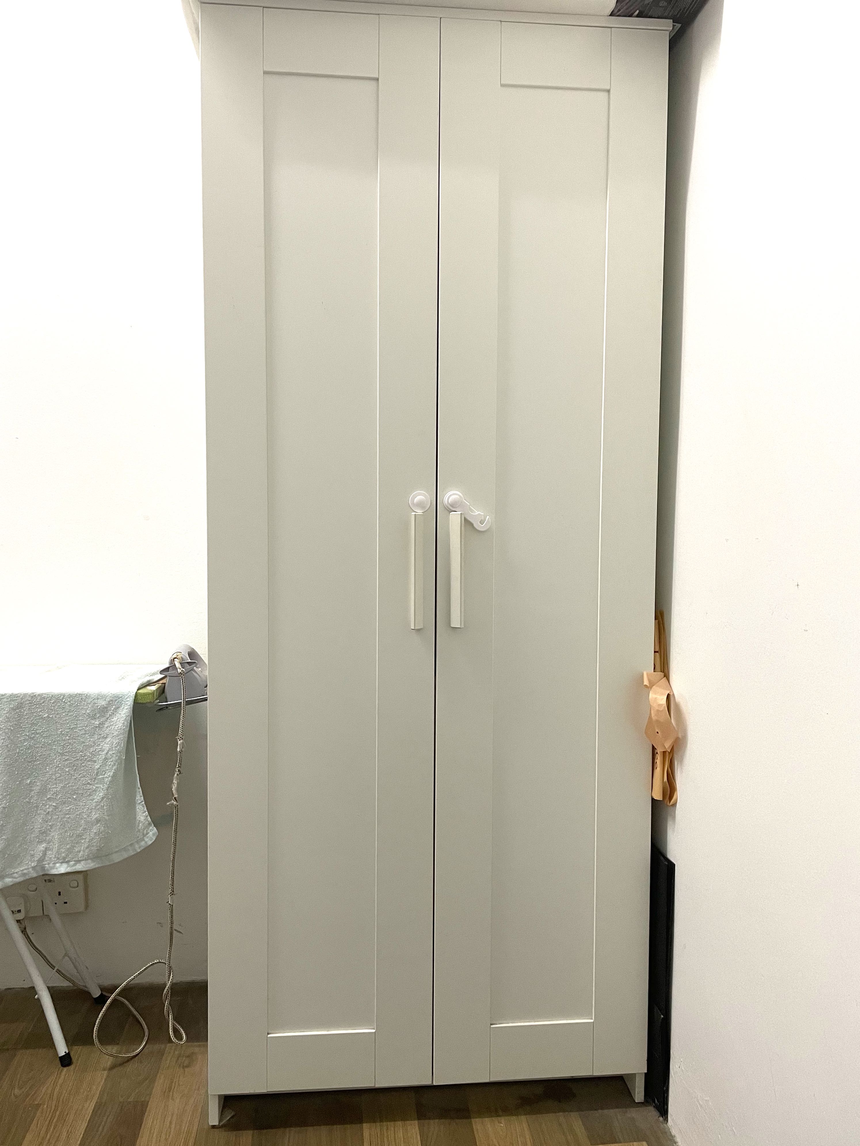 Ikea Brimnes 2 Door Wardrobe, Furniture & Home Living, Furniture