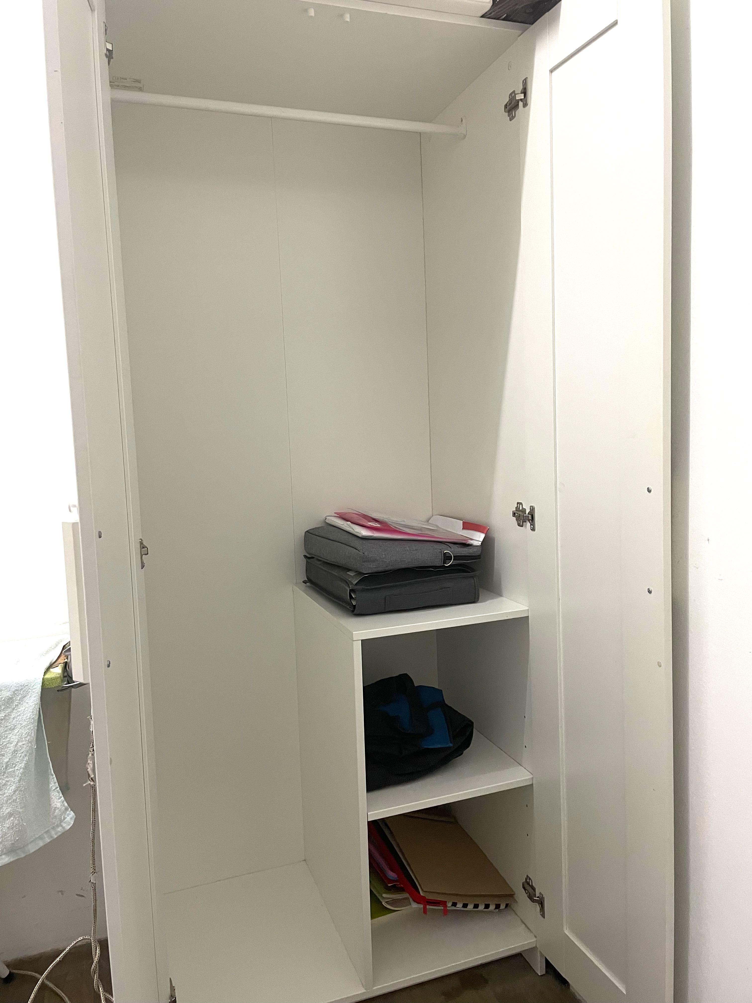 Ikea Brimnes 2 Door Wardrobe, Furniture & Home Living, Furniture