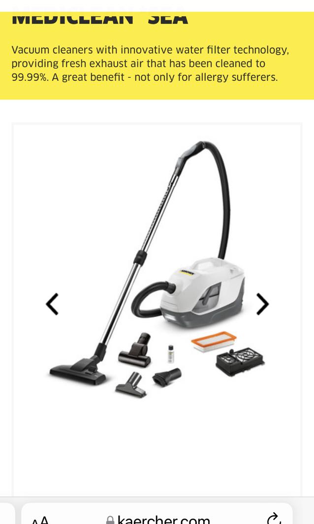 Karcher WATER FILTER VACUUM CLEANER DS 6.000 MEDICLEAN *SEA, TV & Home