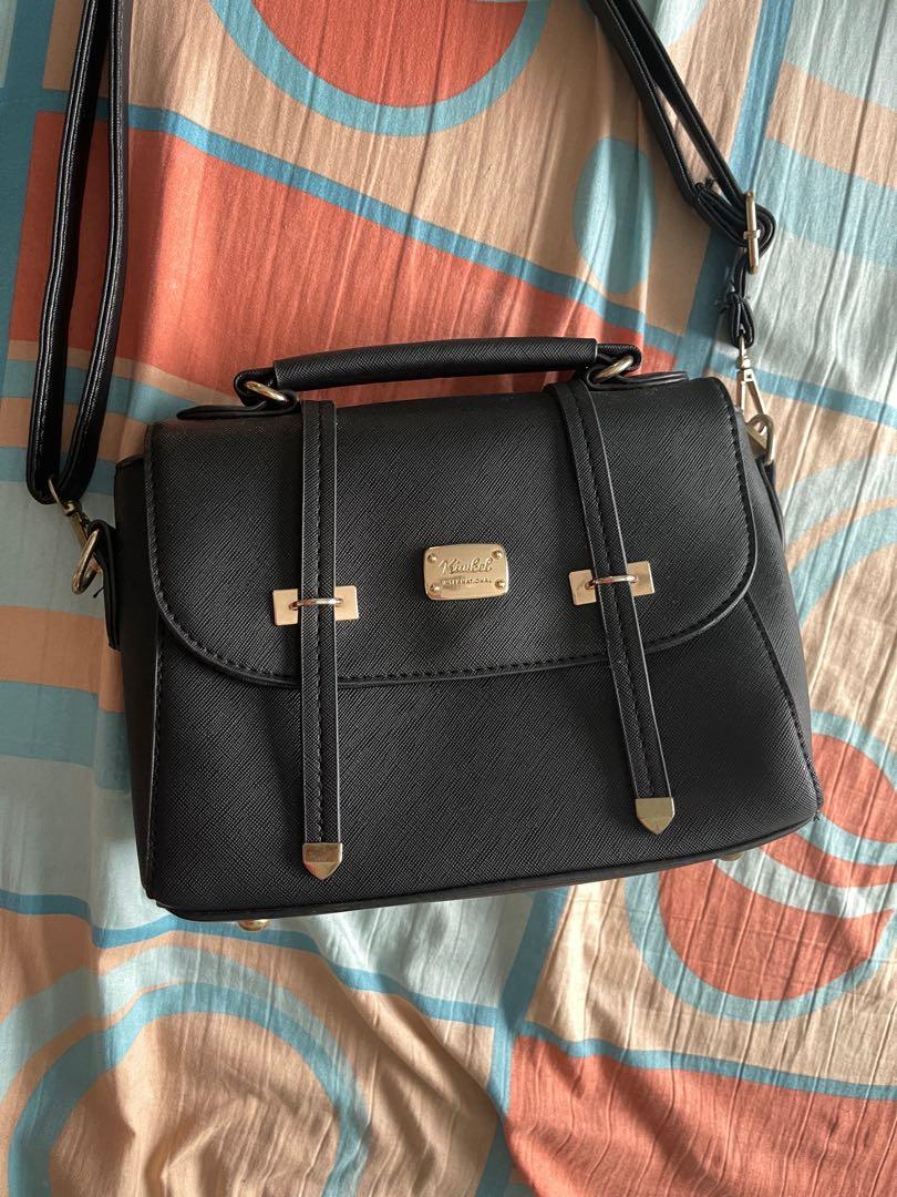 Kimbel black shoulder sling bag Women s Fashion Bags Wallets