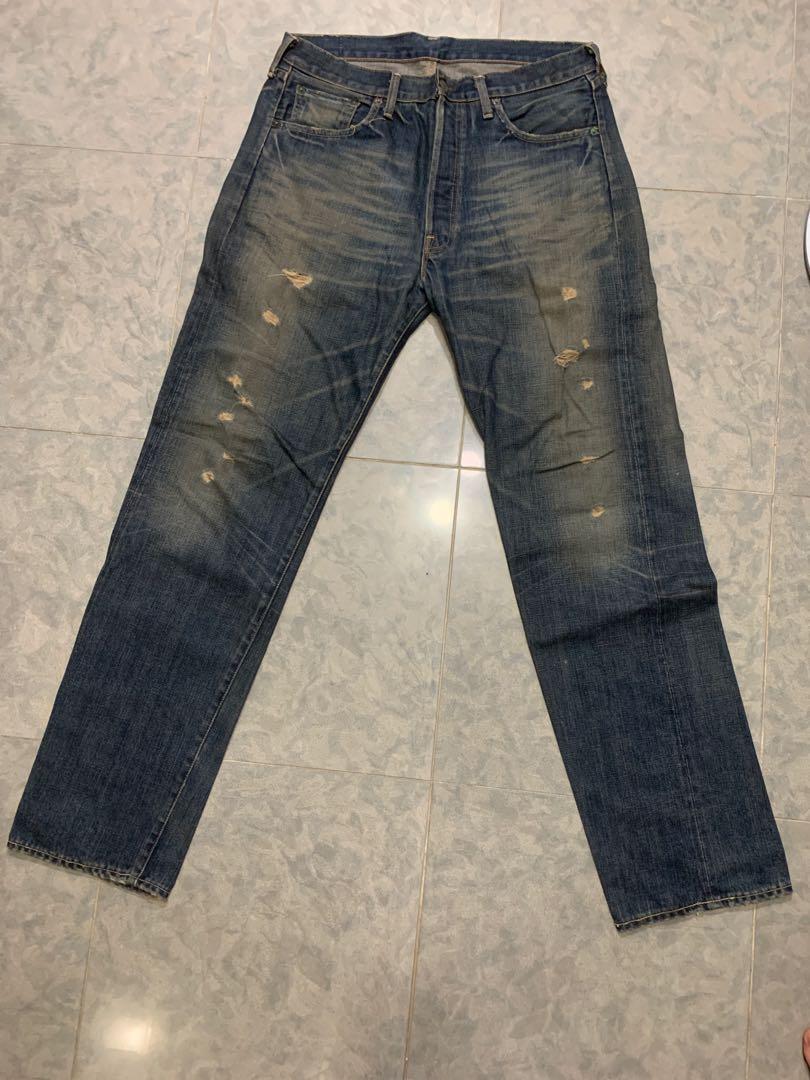 Levi's Vintage Clothes LVC 66501 big e w36, 男裝, 褲＆半截裙