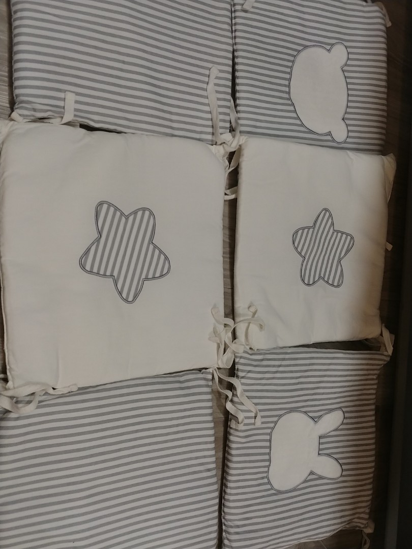 Lightly used crib bumpers., Babies & Kids, Baby Nursery & Kids