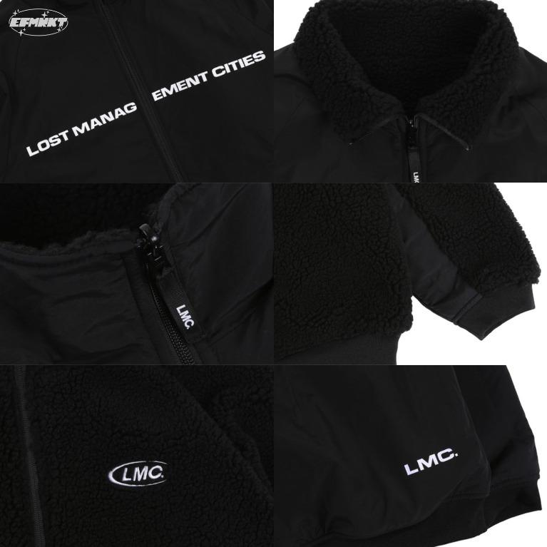 lost management cities Lmc Boa Fleece Reversible Full Zip Jacket Black cakep banget ini 1 jaket dapet 2