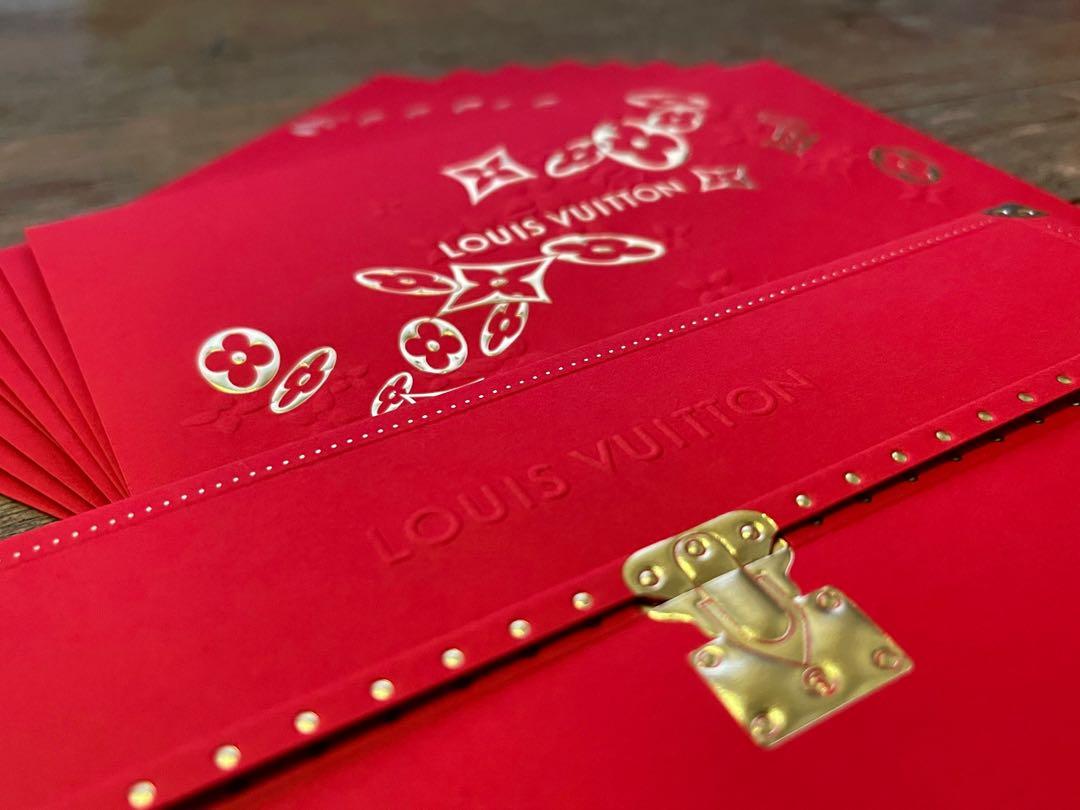 LOUIS VUITTON Lunar New Year 2019 12pc PIG Red Packet Envelope BNIB