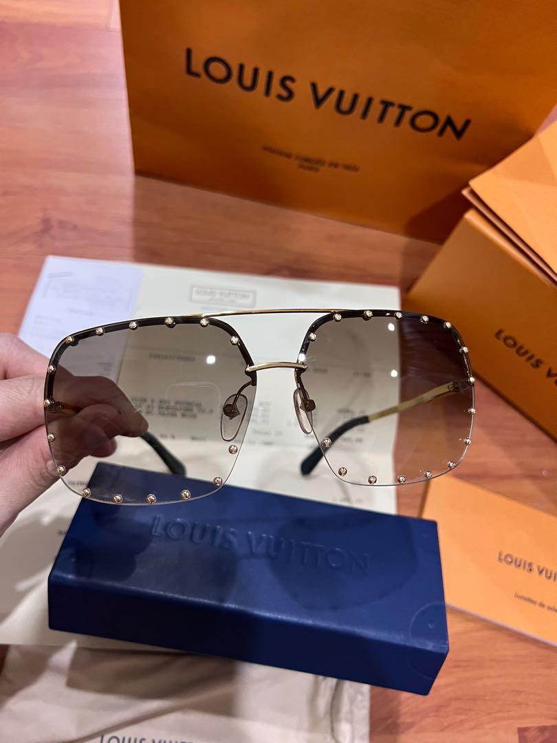 Louis Vuitton  Accessories  Louis Vuitton Party Sunglasses Gold Frame  Mirror Lens  Poshmark
